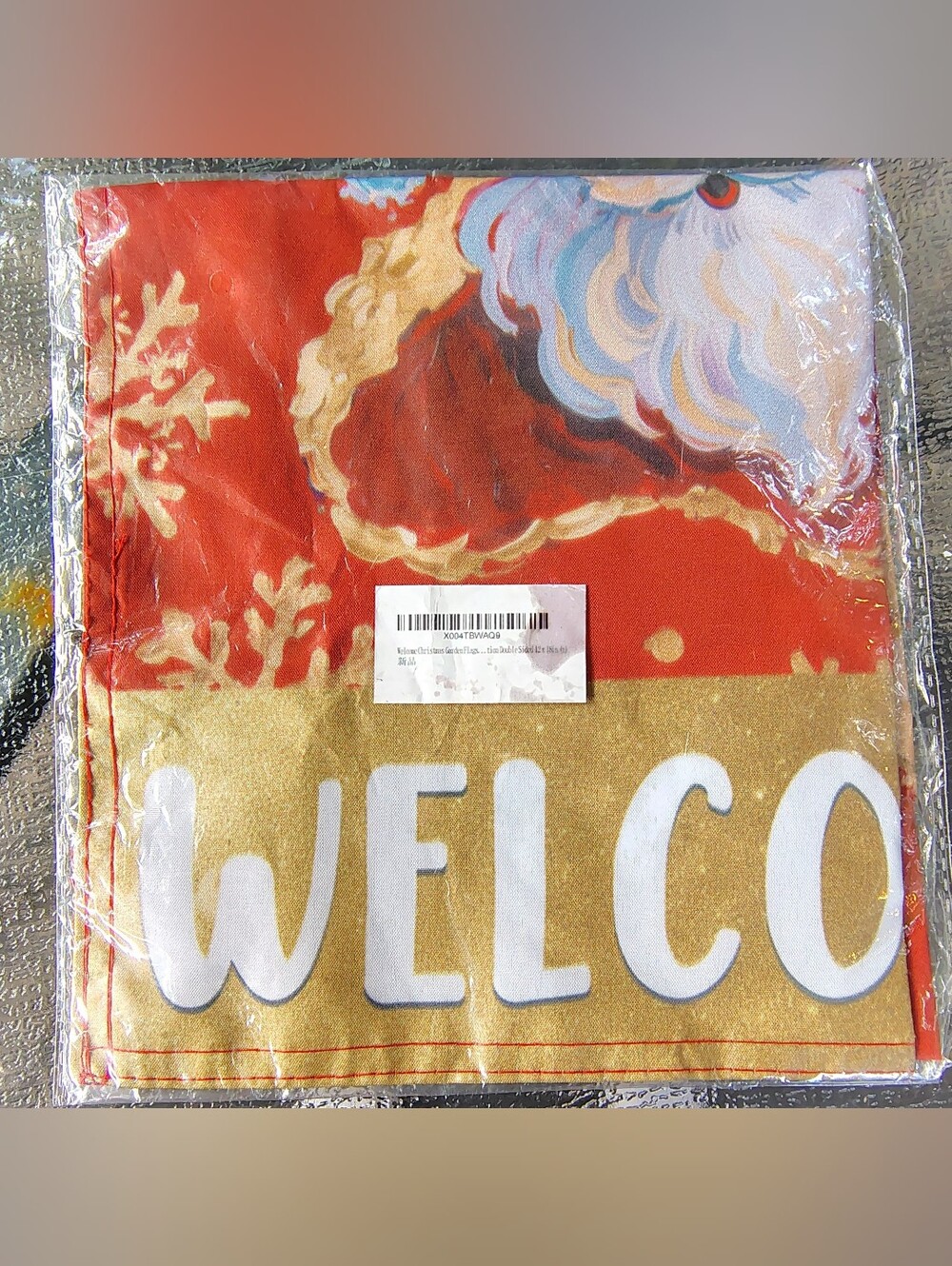 Christmas Welcome Garden Flag